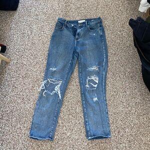 Pacsun ripped mom jeans